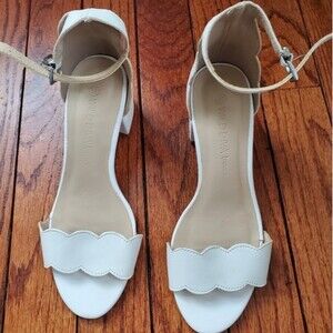 5.5 Wild Diva‎ Lounge White Block Heels